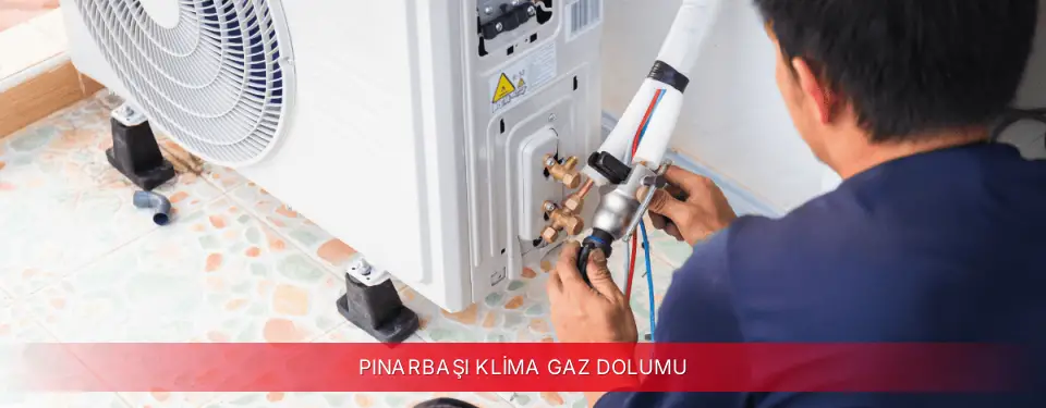 Pınarbaşı İlçemi Mitsubishi Electric Klima Gaz Dolumu